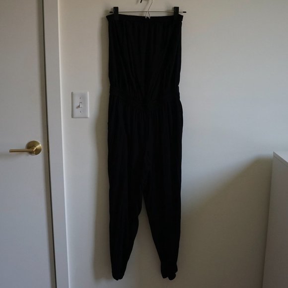 Aritzia Black Strapless Jumpsuit - Picture 3 of 9
